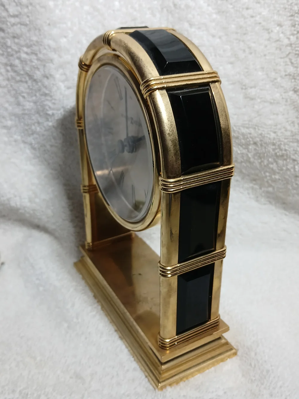 Howard Miller Quartz Table Clock with Roman Dial